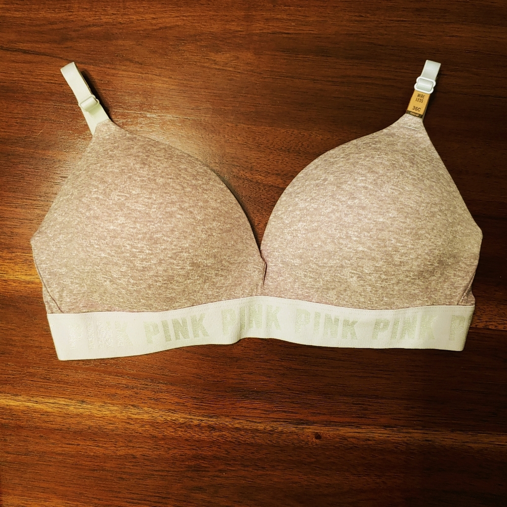 🌺New! Pink Wire less✨ Push-Up Bra size 36C